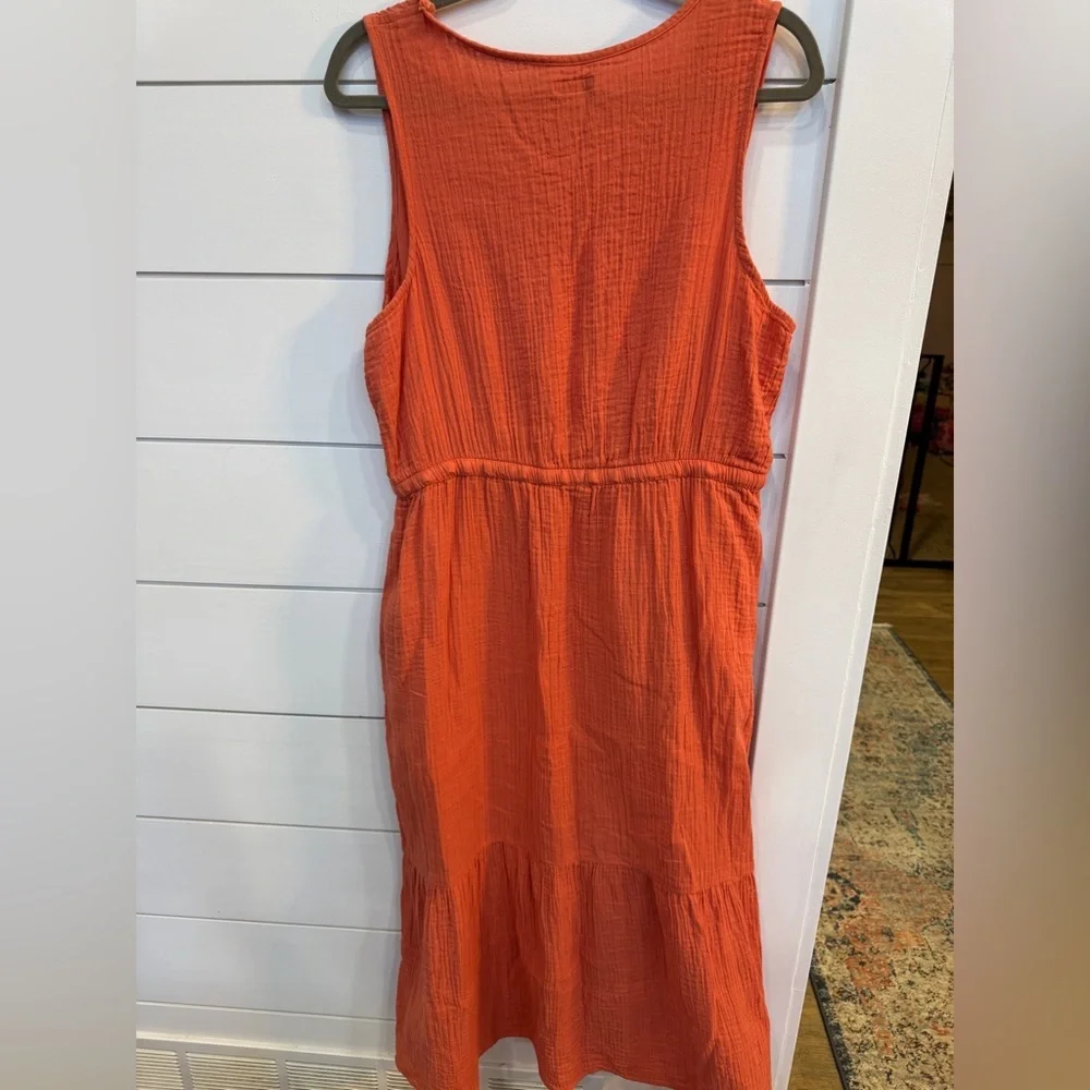 L.L. Bean Cloud Gauze 100% Cotton Midi Dress
Size Medium - Picture 2 of 6